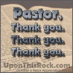 an open bible with the words pastor thank you thank you