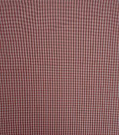 a red and white checkered fabric