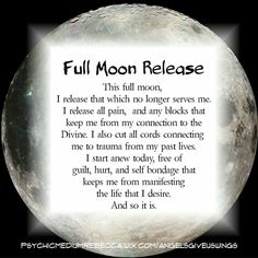 And so it is! Happy "Super" full moon. ♥ Full Moon Release, Full Moon Spells, Smudging Prayer