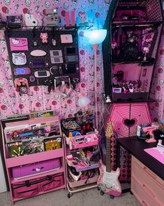 a room filled with lots of toys and accessories