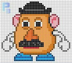 a pixellated image of a man with headphones