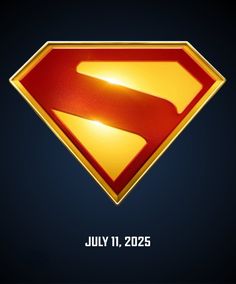 the superman logo is shown in this promotional image