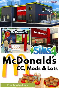 the mcdonald's and mcdonald's menu is shown