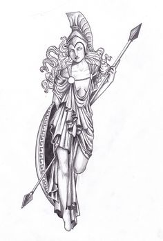 a drawing of an angel holding a bow and arrow