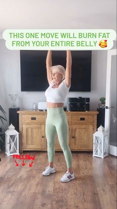 Anna 🙉 | This one move is a game changer 🤩🤩🤩 The whole body will be on fire, but trust me, it is worth it 👌 😌 I am sure you will thank me later 😊 ☺️… | Instagram Beginner Full Body Workout, Easy Exercise, Deep Core, Basic Workout, Effective Workout Routines, Simple Exercises, Walking Exercise, Thank Me Later, Beginner Workout