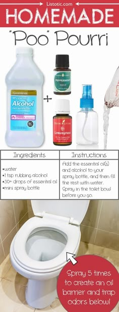 the instructions for how to clean a toilet with vinegar, water and other household products