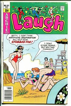 the cover to laugh comic book