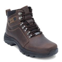 PRICES MAY VARY. Outdoor-style boot featuring XCS waterproofing and padded collar. EVA midsole provides lightweight shock absorption to help reduce foot and leg fatigue Breathable mesh tongue and collar Traction Rubber outsole Rugged Style, Outdoor Style, Waterproof Boots, Boot Shop, Snow Boots, Smooth Leather, Fashion Boots, Boots Men, Hiking Boots