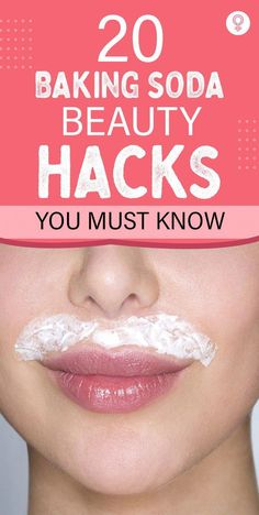 Using baking soda for the skin has always been one of the most popular home remedies for beauty. It may prevent acne, fight wrinkles and brighten your skin. Baking Soda Skin Care, Coconut Oil And Baking Soda For Wrinkles, Baking Soda For Face Benefits, Benefits Of Baking Soda Skin Care, Baking Soda Hacks Cleaning Tips, Diy Baking Soda Face Scrub, Baking Soda Uses For Skin, Baking Soda Shampoo For Hair Growth, Baking Soda For Grey Hair