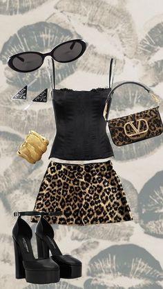 #outfit#outfitinspo#fitinspo#leopardprint#leopard#aesthetic#fashion#beauty Animal Print Outfits Aesthetic, Leopard Outfit Ideas, Sabrina Outfits, Cheetah Print Outfit, Shot Party, Leopard Aesthetic, Leopard Print Outfit, Cheetah Clothes