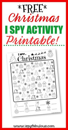 the free christmas i spy activity printable for kids