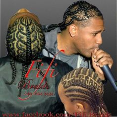 Iverson Braids Men, Bday Braids, Iverson Braids, Man Braids, Job Goals, Cornrow Styles