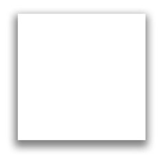 an empty white square paper on a white background