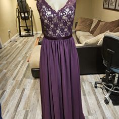 Plum Beautiful Lace And Sheer Double Silk Lining Formal Dress Colorful Dresses Formal, Prom, Prom Dresses, Silk, Formal Dresses, Womens Dresses, Lace, Purple, Dresses