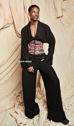 African Menswear, India Fashion Men, Genderless Fashion, Gala Fashion, Mens Fashion Inspiration, African Men Fashion, Korean Dress