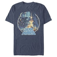 Star Wars Mens - Classic Scene Circle T Shirt Dustin Henderson Outfit, Womens Shirts Summer, Star Wars Clothes, Star Wars Graphic Tees, Retro T Shirts, Baby Tee Shirt, Star Wars Tee, Classic Star Wars, Star Wars Tees