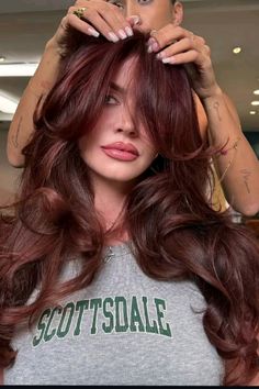 Red Hair Inspo, Brown Hair Inspo, Ginger Hair Color, Hairstyles For Layered Hair, Hair Color Auburn, Hair Color Shades