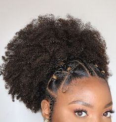 Cute Protective Hairstyles, Hairstyles For Natural Hair, Natural Curls Hairstyles, 4c Hair