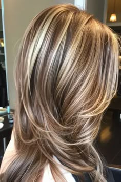 40+ Gorgeous Blonde Highlights Ideas To Try This Year - Flo's Blog Dark Blonde Balayage With Highlights, Different Color Blonde Highlights, Long Blond Highlighted Hair Low Lights, Lowlights On Highlighted Hair, Dyed Brown Hair With Blonde Highlights, Color And Highlights Blonde, Hair Lightening Ideas, Ribbon Blonde Highlights, Highlights For Hair Ideas