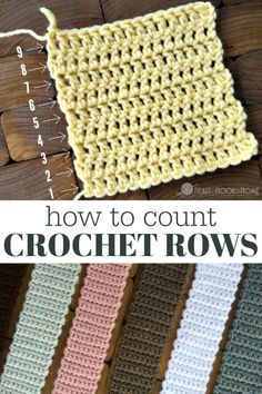 the crochet row is an easy way to learn how to knit and sew