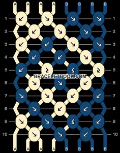 the diagram shows how many different types of chain diagrams are used to create this pattern