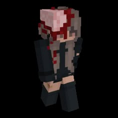 an image of a minecraft female character