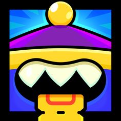 an image of a cartoon character with a hat on top of his head and eyes closed