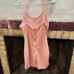 Pink fuzzy romper - best if used as pajamas #festivalvibes Festival Vibes, Rompers Women, Pajamas, Rompers, Pink