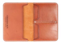 #116 Chestnut Passport Cover (Horween) - Chester Mox-SR Handmade Leather Bag Pattern, Chestnut Leather