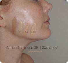 Luminous Silk Foundation Swatches, Armani Luminous Silk Foundation Swatches, Armani Luminous Silk Foundation Shades, Armani Luminous Silk Foundation, Armani Luminous Silk, Makeup Ingredients, Foundation Swatches, Giorgio Armani Luminous Silk, Mac Lipsticks