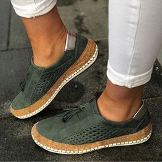 Category:Sneakers; Upper Materials:Suede; Embellishment:Tassel; Season:Fall,Summer,Spring; Heel Type:Flat Heel; Gender:Women's; Activity:Walking; Toe Shape:Round Toe; Style:Casual,Vintage,Classic; Heel Height(inch):1-2; Outsole Materials:Rubber; Occasion:Outdoor,Work,Daily; Closure Type:Loafer; Pattern:Color Block,Solid Colored; Shipping Weight:0.450; 2023 Trends:Tassel Loafers,Slip-on Sneakers,Plus Size,Comfort Shoes; Foot Length:; Foot Width:null; Size chart date source:Provided by Supplier.; Women Slip On Sneakers, Orthopedic Shoes, Breathable Sneakers, Sneakers Women, Breathable Shoes, Casual Flats, Coco Chanel, Slip On Sneakers, Loafers For Women