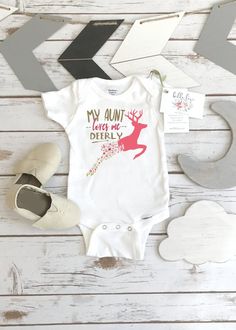 Aunt Onesie®, My Aunt Loves Me Deerly, Aunt Gift, Aunt Baby Gift, Auntie shirt, Deer shirt, Auntie baby shirt,Best Aunt Ever, Niece Gift Aunt And Niece, Big Sister Reveal, Aunt Onesie, Auntie Baby, Baby Aunt, Deer Shirt, Baby Niece, Auntie Shirts, Niece Gifts