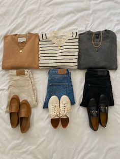 Casual Professor Outfit, Lilly And Grant, 3 3 3 Outfits, Outfit Mujer Casual, Aethstetic Clothes, Outfit Simple Casual, Ootd Flatlay, Flatlay Clothes, Moda Grunge