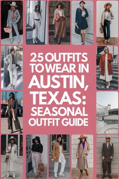 Get inspired with outfit ideas suited for Austin’s distinct seasons, keeping you comfortable and trendy in any weather. Texas In December, Seasonal Outfits