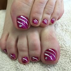 22+ Fall Toe Nail Art Designs, Ideas Design Trends Premium PSD, Vector Downloads Toe Nail Designs For Fall, Toe Nail Ideas, Toe Nail Design, Two Tone Nails, Glossy Nails, Gel Toe Nails