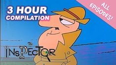 an animated image of a cartoon character with the caption 3 hour compilation