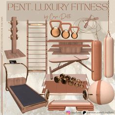 Casa Dutti | PENT. Luxury Fitness Download patreon.com/casadutti #thesims #ts4 #thesimscc #thesims4 #simscc #sims4ccfinds #simsalpha #sims4cc #alphacc | Instagram Living Room Sims 4, Sims 4 Cc Furniture Living Rooms, Luxury Fitness, The Sims 4 Custom Content, Sims Freeplay Houses, Sims 4 Kitchen, Sims 4 Tsr, Spa Furniture, Sims 4 Bedroom