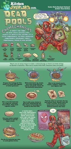 an info sheet describing how deadpools are used to make their own food and drink