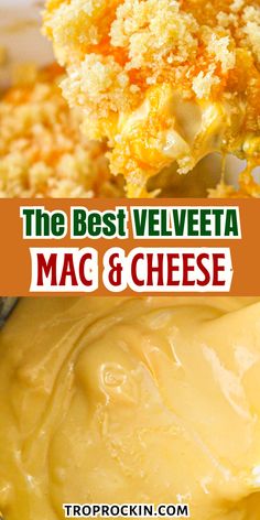 the best velveeta mac and cheese casserole is made with cheesy bread