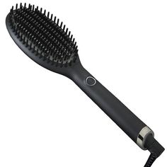 Featuring Ceramic Technology with ionisers, the Glide Hot Brush from GHD tames hair and minimizes frizz quickly and effortlessly. features Ceramic Technology with Ionizer to reduce frizz 185 ºC temperature  Professional length cable (2.7 m) Pearl ceramic bristles  25-sec heat up-time Automatic sleep mode after 60 minutes of non-use 2 year warranty Pearl Ceramic, Split Ender, Cnd Colours, Wella Illumina, Hot Brush, Brazilian Bond Builder, Colour Touch Wella, Punky Color, Velcro Rollers