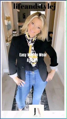 ✨✨✨Here is a cute little way to wear a neck scarf. This cute blazer and top are from @gibsonlook . 

Have a blessed weekend friends.
 • Thank you for being here. I appreciate you ❤️

**Like and save to refer to later and share with a friend.

#howtowearit #fashionhacks
 • #fashiontricks #trythishack #styletrick #stylehack #lifeandstylej #midelifestyle #everydaystyle #reelsvideo Way To Wear A Scarf, Have A Blessed Weekend, A Blessed Weekend, Blessed Weekend, Wear A Scarf, Cute Blazers, Ways To Wear A Scarf, Top Fashion Bloggers, How To Wear A Scarf