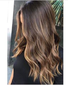 ☼pinterest: kuwjamie☼ Balayage Hair Brunette Long, Long Hair Highlights, Brunette Balayage, Caramel Highlights, Lily Aldridge, Long Brown Hair