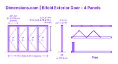 the measurements for an extension door and panel