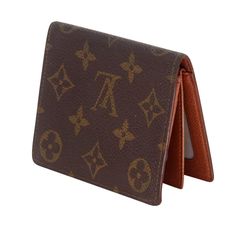 What better way to keep your credit cards and cash organized than in this sophisticated and compact Louis Vuitton Monogram Canvas Bi-fold Small Wallet? You will love having the convenience of storing your important cards in one place and if you don't feel like carrying a regular wallet, this is perfect for throwing in your bag or sliding in your pocket. The exterior coated canvas is clean but shows creasing and rubbing from use. The interior is clean throughout with minor blemishes. Overall this Cash Organizer, Compact Wallet, Louis Vuitton Brown, Fold Wallet, Small Wallet, New Bag, Burberry Bag, Monogram Canvas, Credit Cards