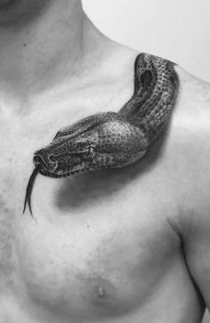 3d Snake Tattoo, Tattoo Ideas Female Finger, Finger Tattoo Minimalist, Tato Realis, 3d Snake, Tatoo 3d, Japanese Snake Tattoo, The Trend Spotter