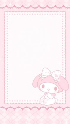 Picsart Template, Cutecore Background, Pink Wallpaper Border, Memo Pad Design, Hello Kitty Wallpaper Hd, Hello Kitty Printables, My Melody Wallpaper, Desain Quilling, Japon Illustration