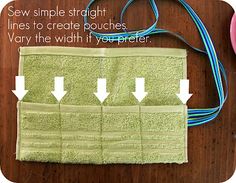 the instructions for how to make a towel holder