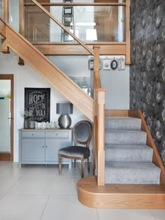 In our latest customer story, we take a look at the modern glass staircase that we created for Nicola Roberts-Green and her family. Glass Bannister, Neville Johnson, Bespoke Staircases, Timber Staircase, Glass Stairs, New Staircase, Staircase Remodel