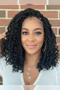 Bohemian Braids (Boho Box Braids) Black Hairstyles Crochet, Box Braids Updo, Curly Braided Hairstyles, Box Braids Crochet, Beyonce Hair, Crochet Hairstyles, Crochet Box Braids, Bohemian Hairstyles, Crochet Braids Hairstyles