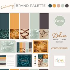 the color scheme for an interior design project